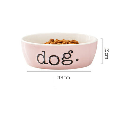 Ceramic Pet Food Bowl