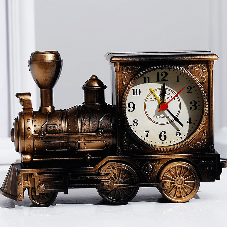 Antique Locomotive Alarm Clock