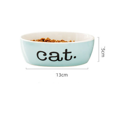 Ceramic Pet Food Bowl